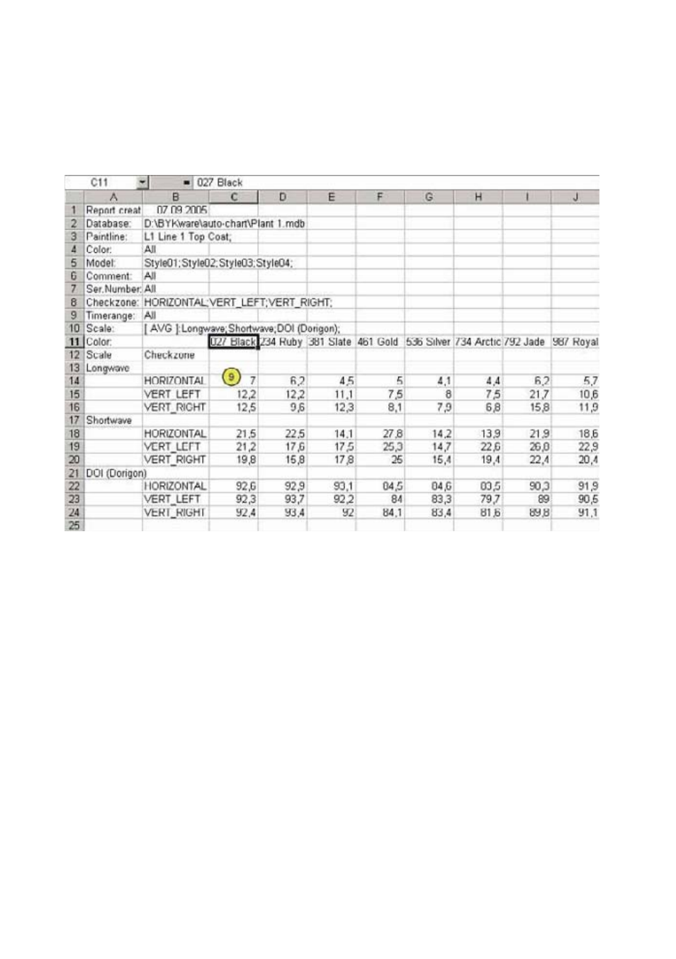 ALTANA Auto-Chart User Manual | Page 178 / 204