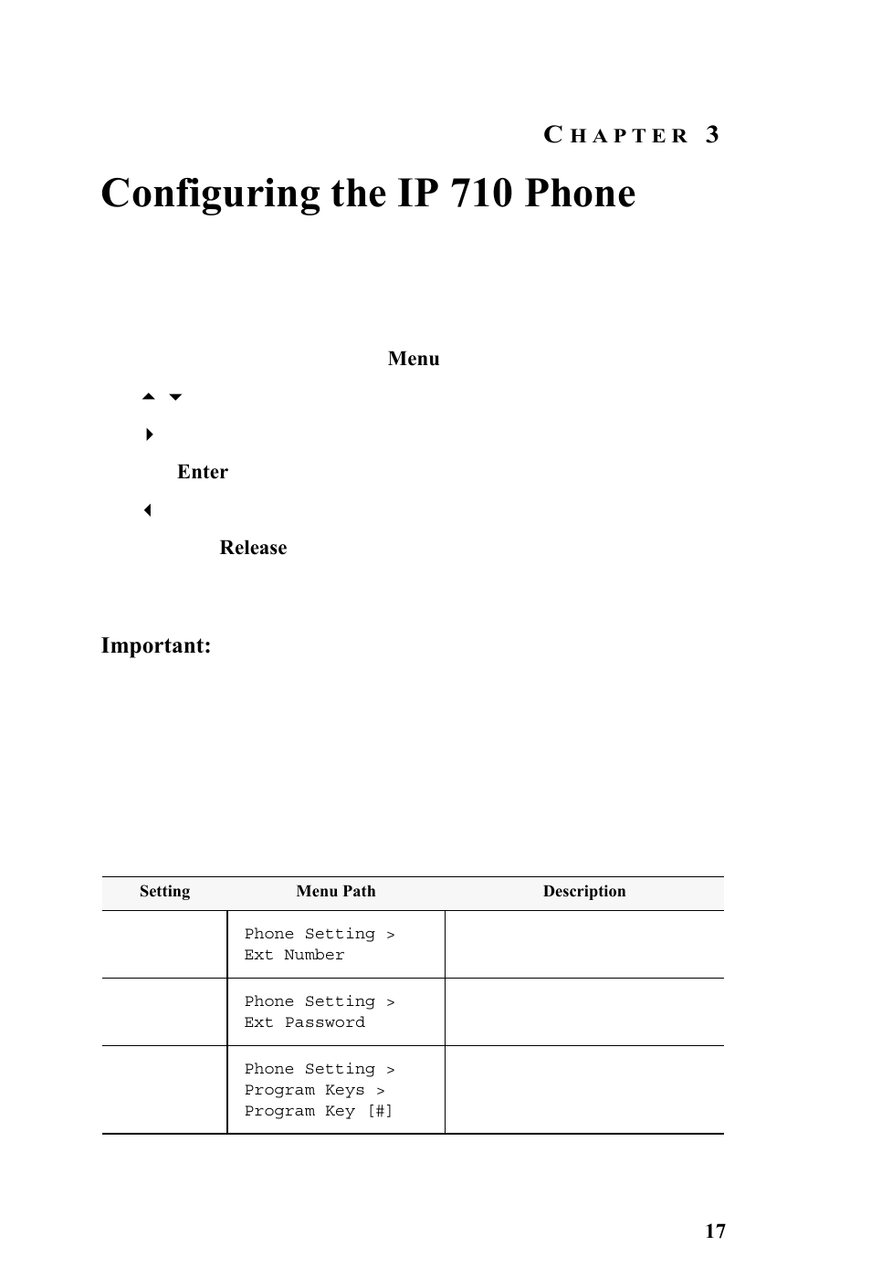 Configuring the ip 710 phone, Phone settings, Hapter | AltiGen IP 710 User Manual | Page 25 / 56