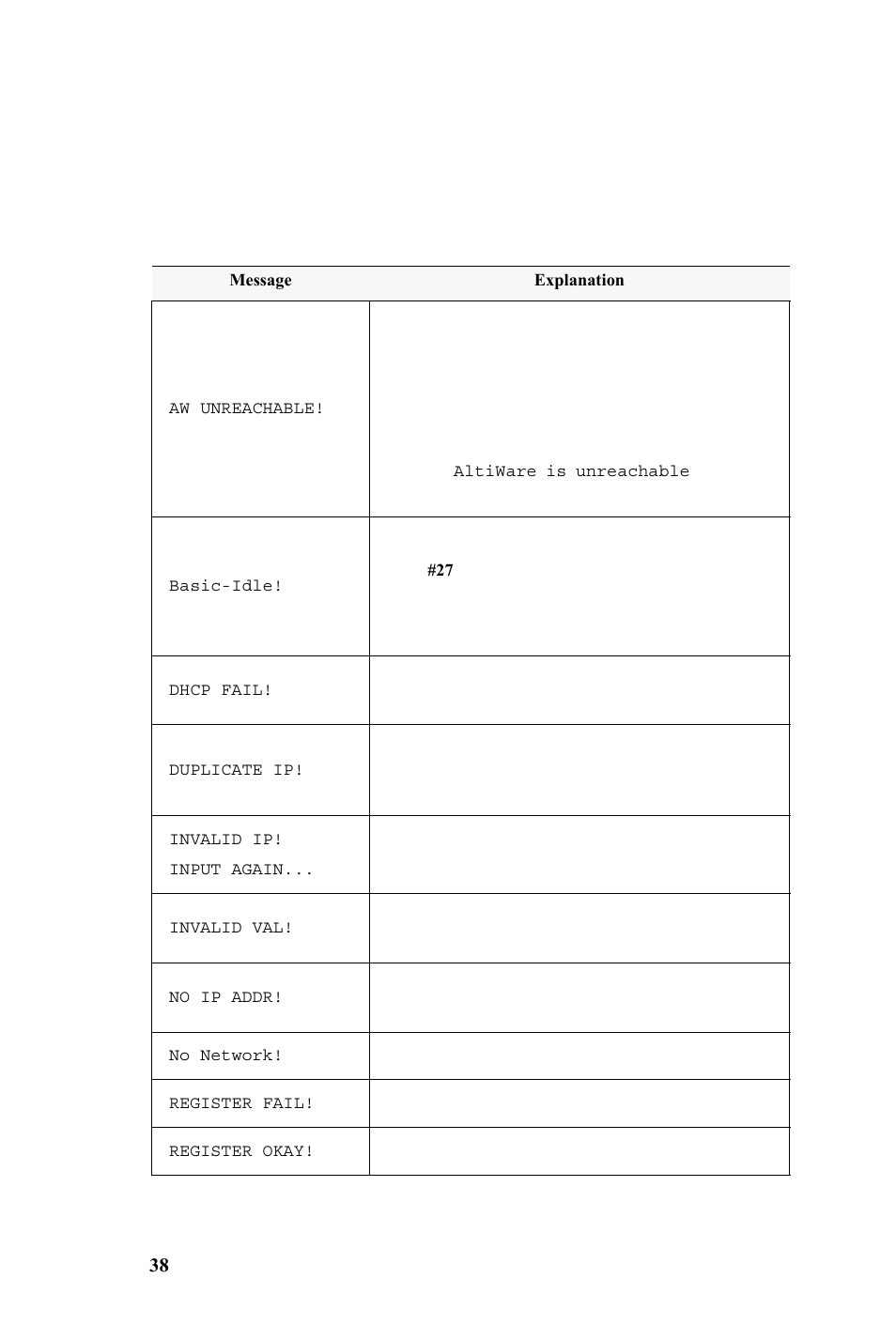 Ip phone running messages | AltiGen IP 710 User Manual | Page 46 / 56