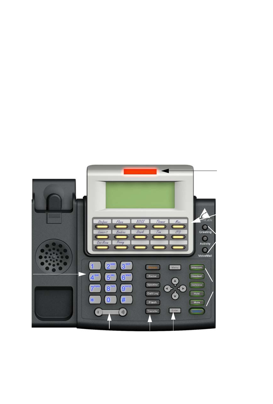 The ip 720 phone, Hapter | AltiGen IP 720 User Manual | Page 11 / 56