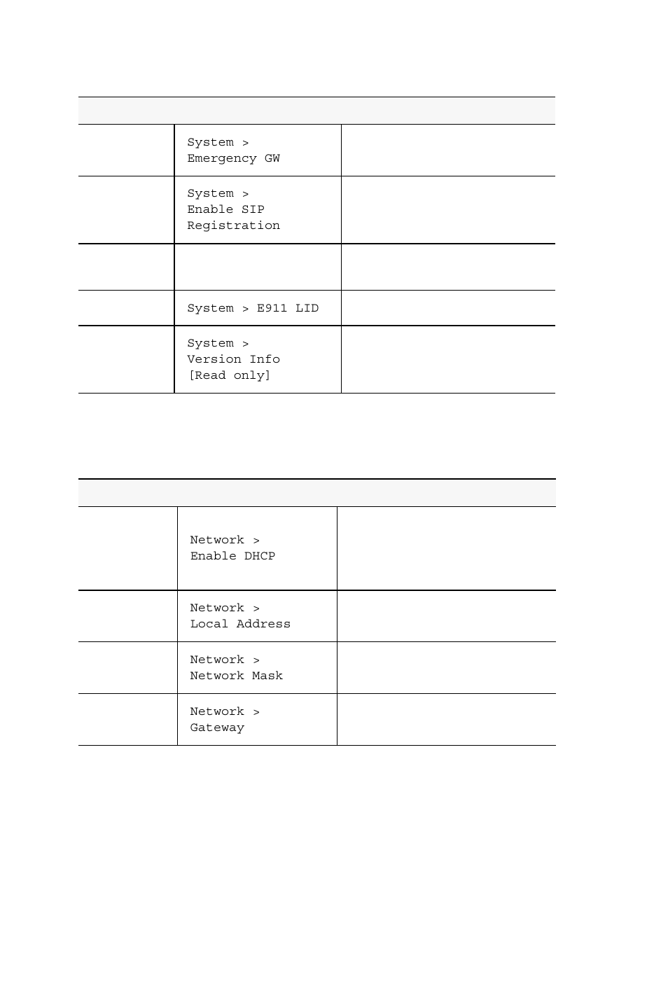 Network settings, Registration from the phone’s menu | AltiGen IP 720 User Manual | Page 27 / 56