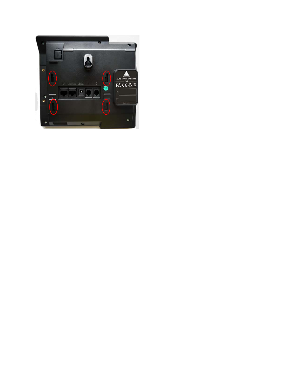 Hardware items in the package, Supported features, Hardware items in the package supported features | AltiGen IP 805 User Manual | Page 11 / 40