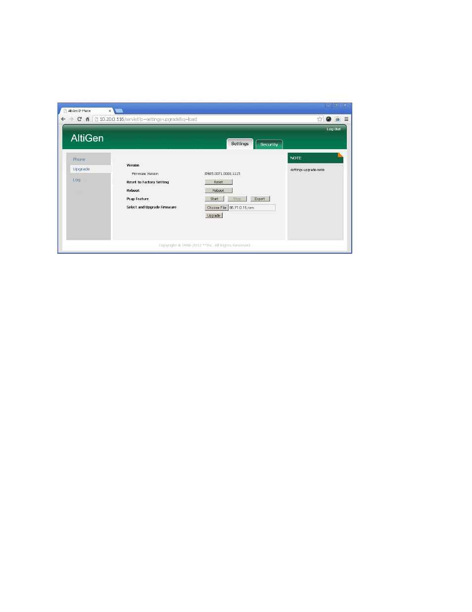 Capturing traces | AltiGen IP 805 User Manual | Page 33 / 40
