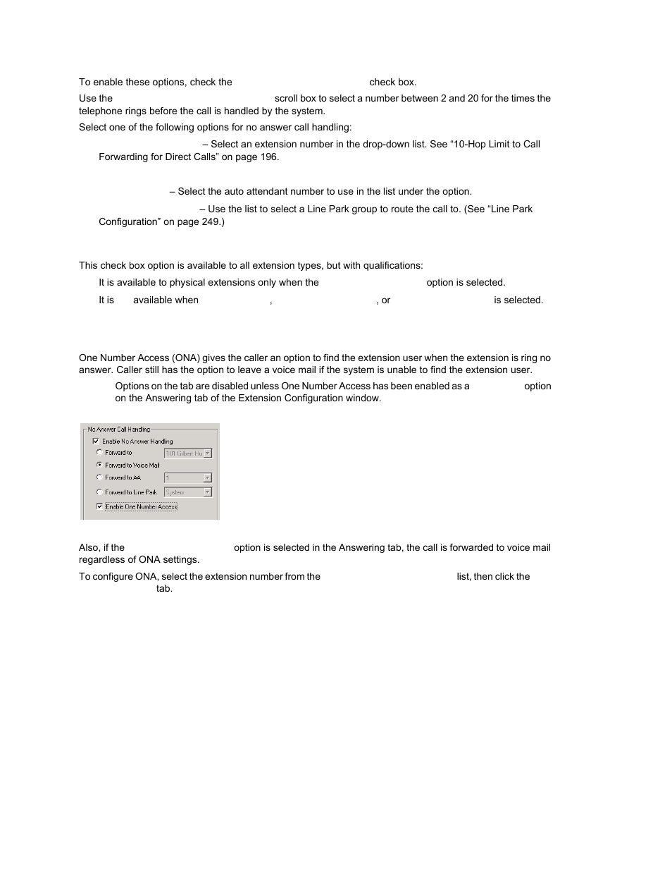 Enabling one number access, Configuring one number access | AltiGen MAXCS 7.0 Update 1 ACM Administration User Manual | Page 214 / 446