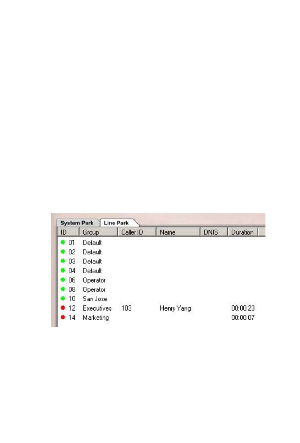Line park | AltiGen MAXCS 7.5 AltiConsole User Manual | Page 28 / 44