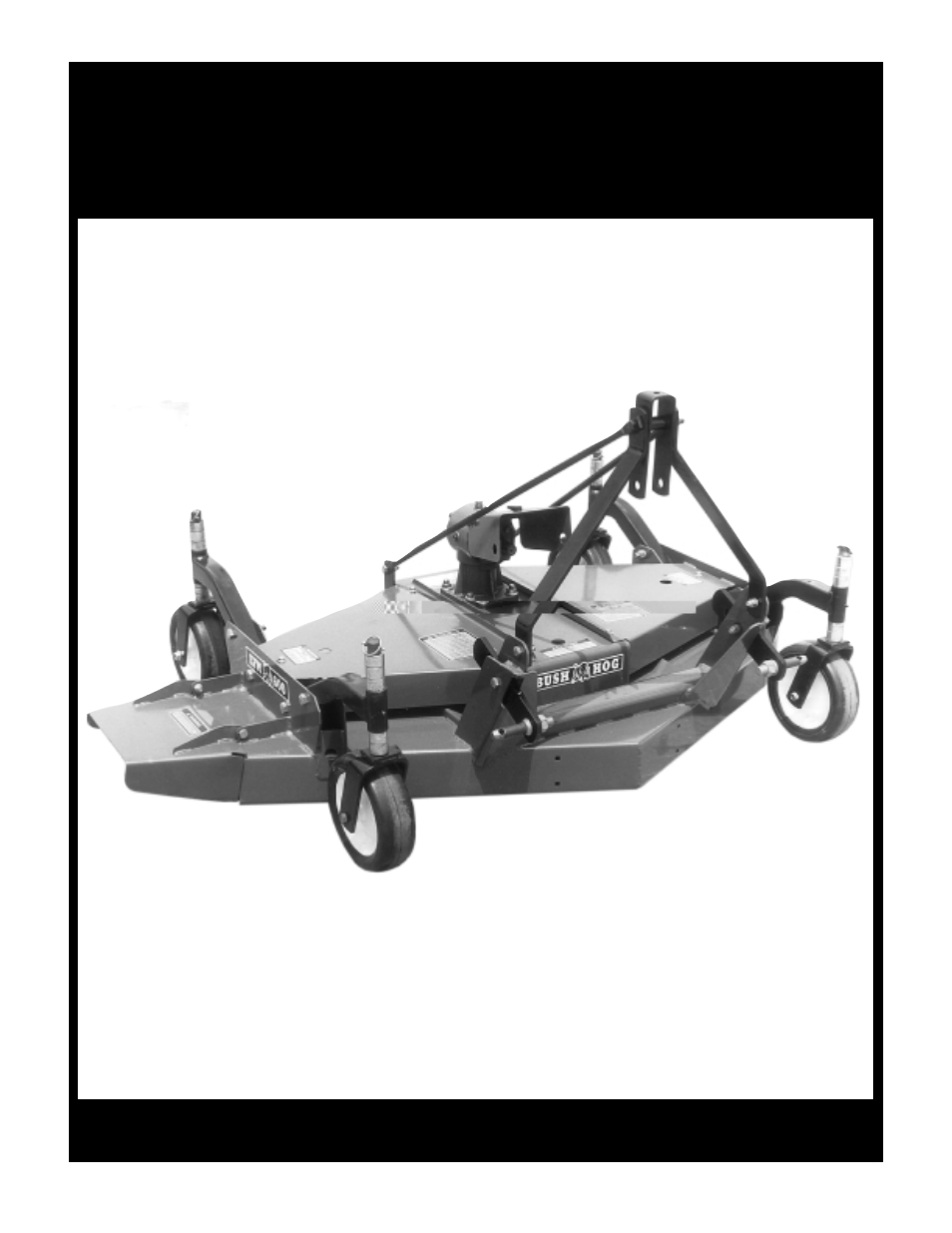 Bush Hog EFM 60 User Manual | 20 pages
