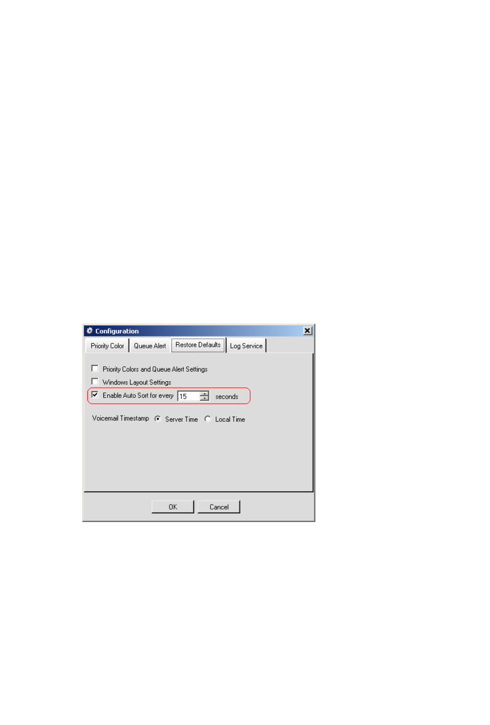 Setting the re-sort interval | AltiGen MAXCS 7.5 MaxSupervisor User Manual | Page 18 / 42