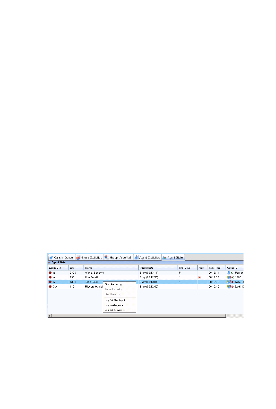 Recording calls | AltiGen MAXCS 7.5 MaxSupervisor User Manual | Page 34 / 42