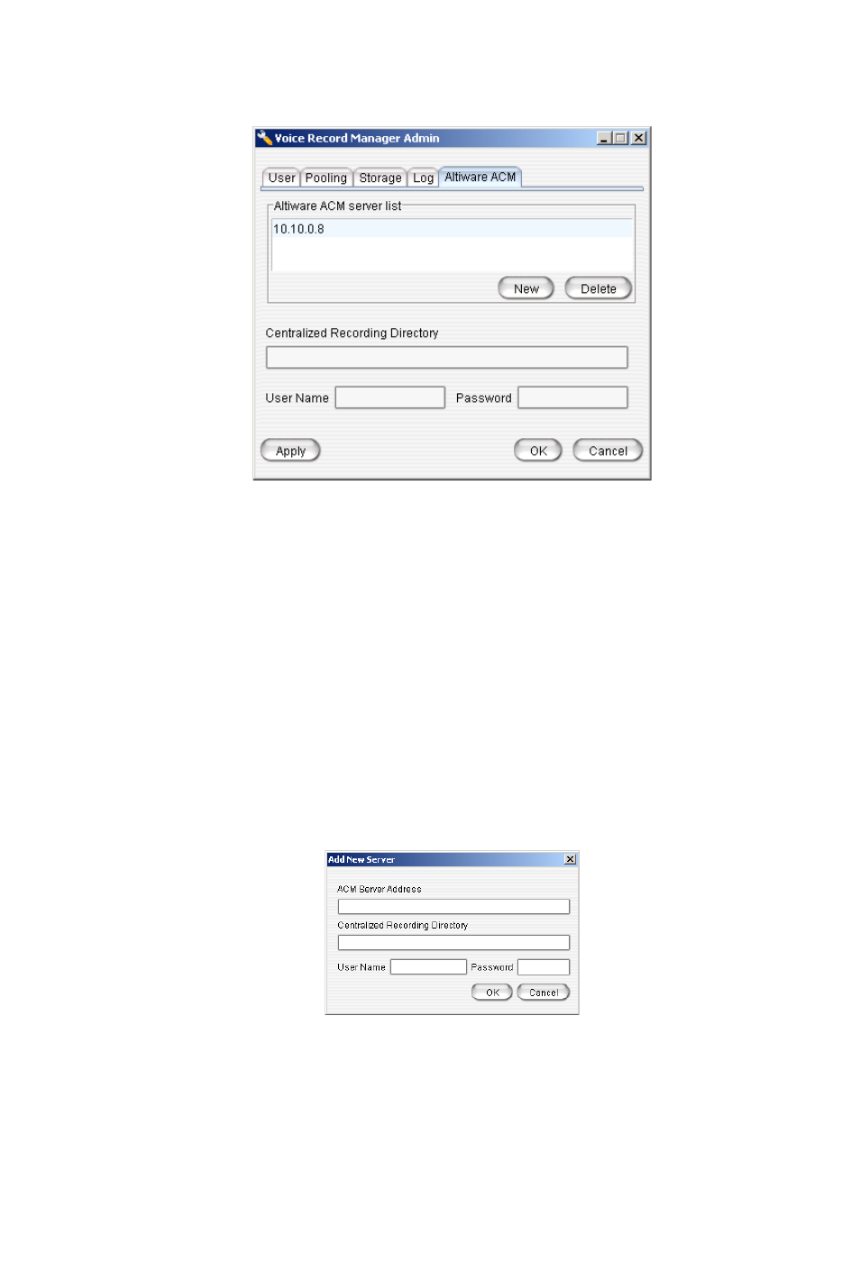 Adding servers, Add servers at the altiserv system, Add servers at the vrm server | AltiGen MAXCS 7.5 VRManager User Manual | Page 18 / 32