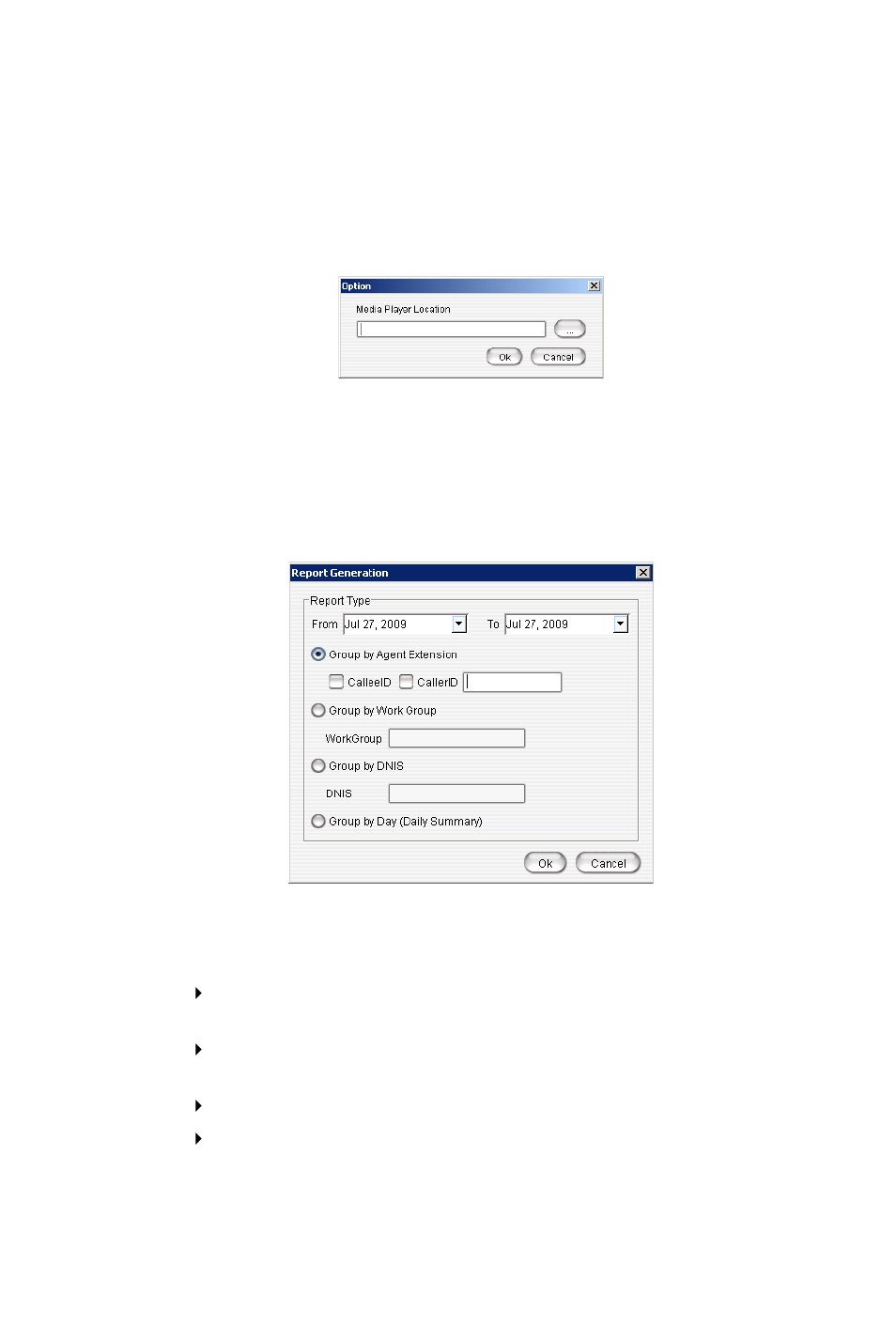 Report menu | AltiGen MAXCS 7.5 VRManager User Manual | Page 28 / 32