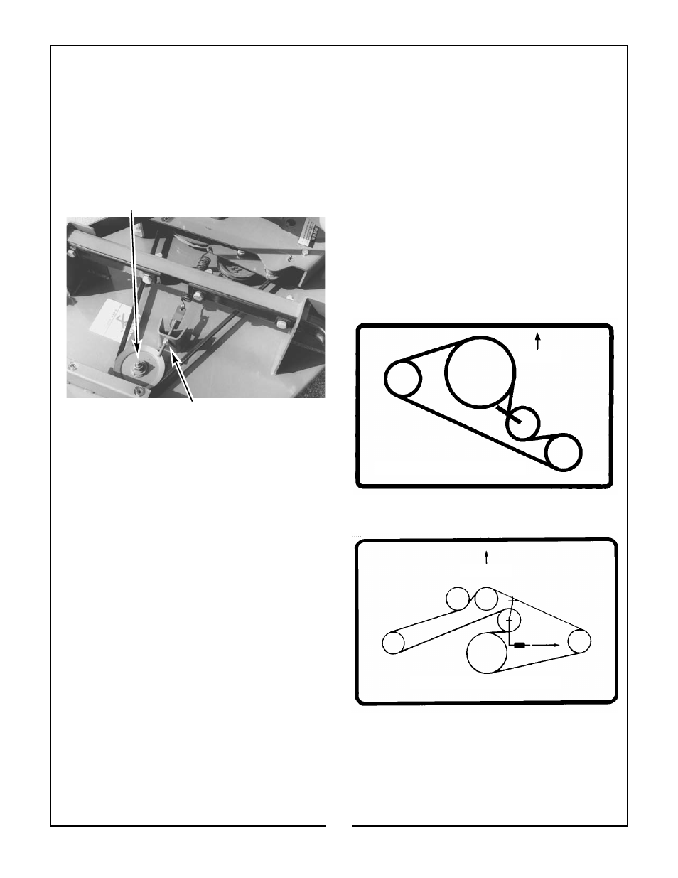 3 belt adjustment, 4 belt replacement | Bush Hog FTH 600 User Manual | Page 13 / 20