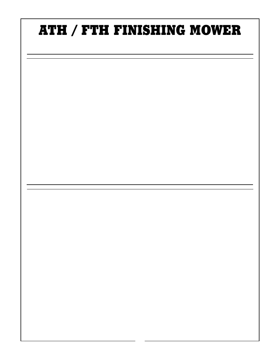 Bush Hog FTH 600 User Manual | Page 3 / 20