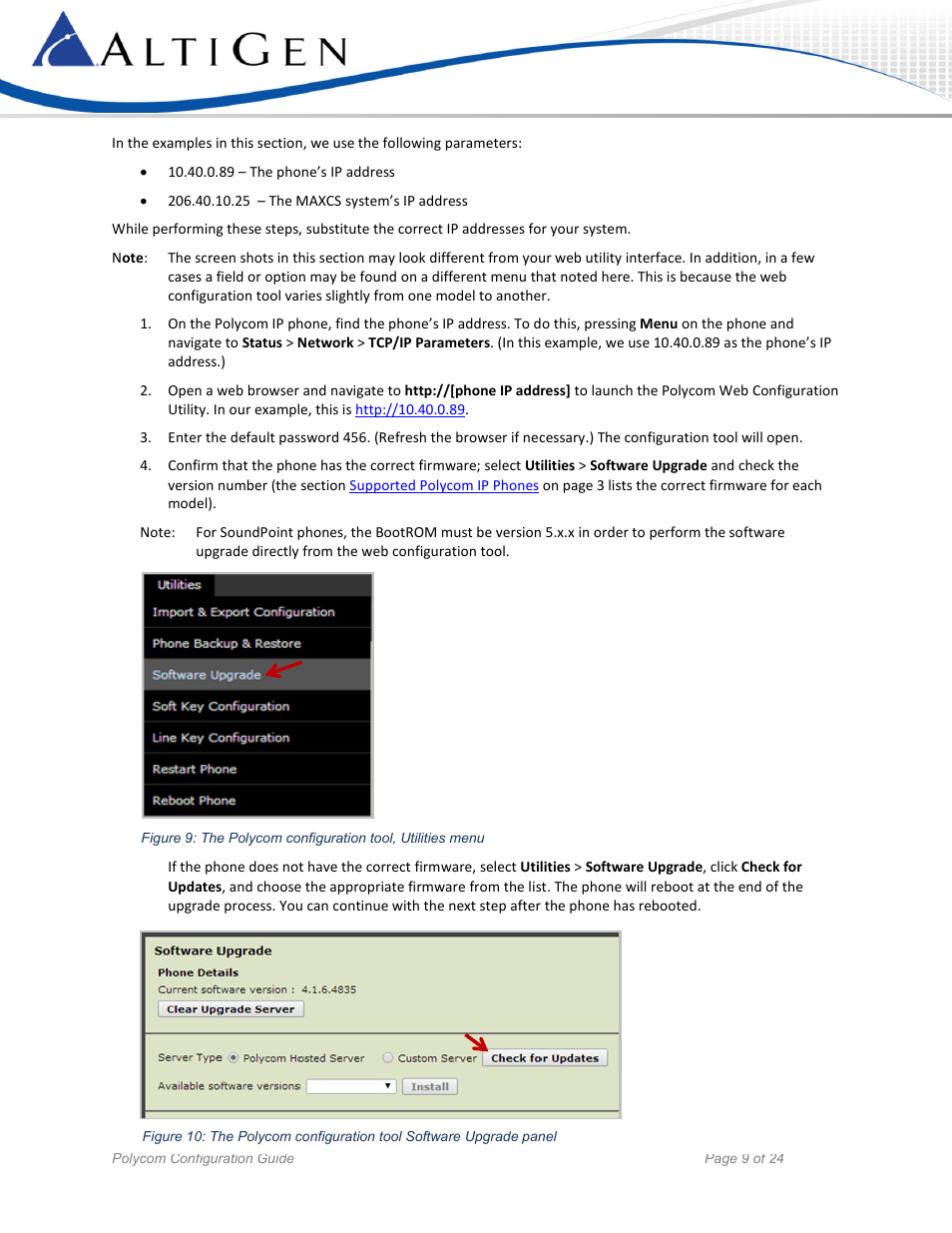 AltiGen MAXCS 7.5 Polycom Configuration Guide User Manual | Page 9 / 24
