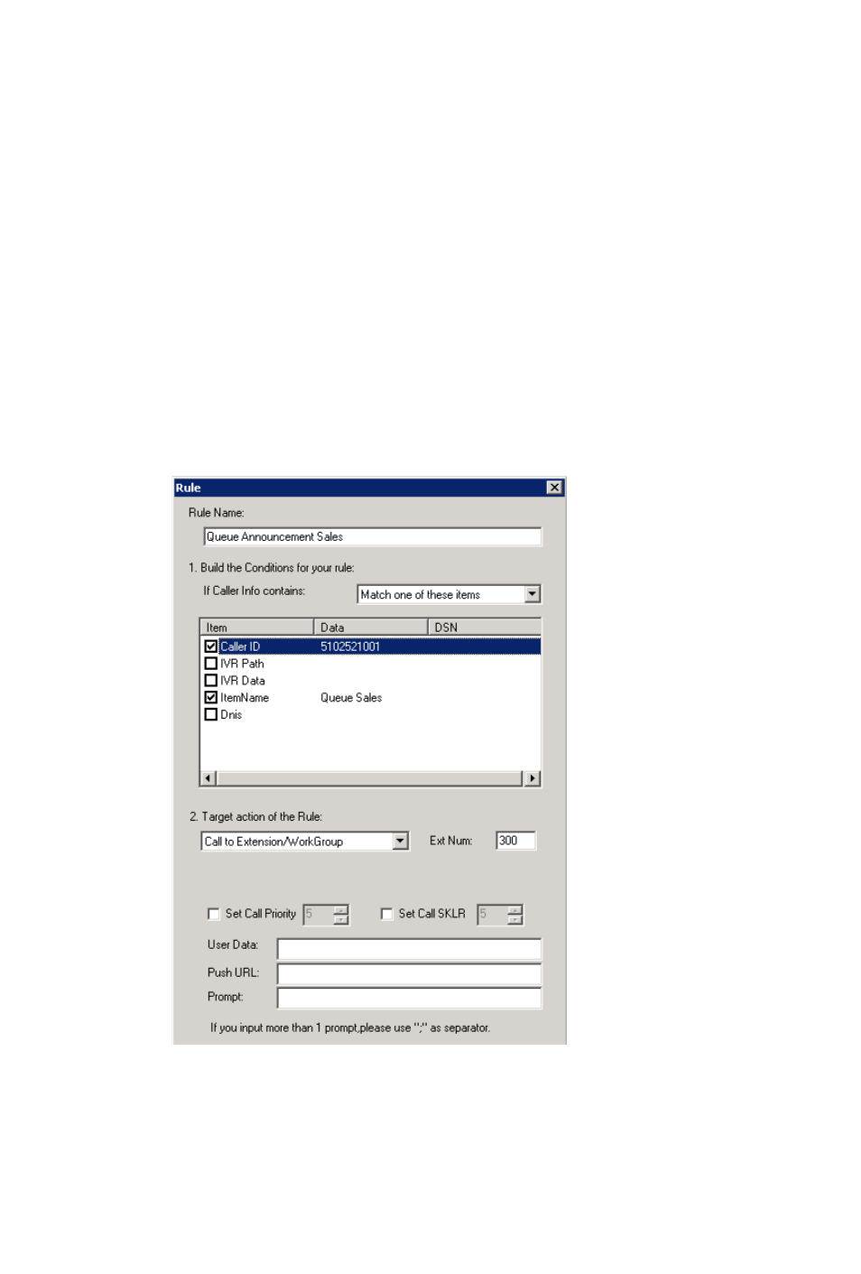 Creating route rules | AltiGen MAXCS 7.0 Update 1 Adv Call Router User Manual | Page 9 / 34