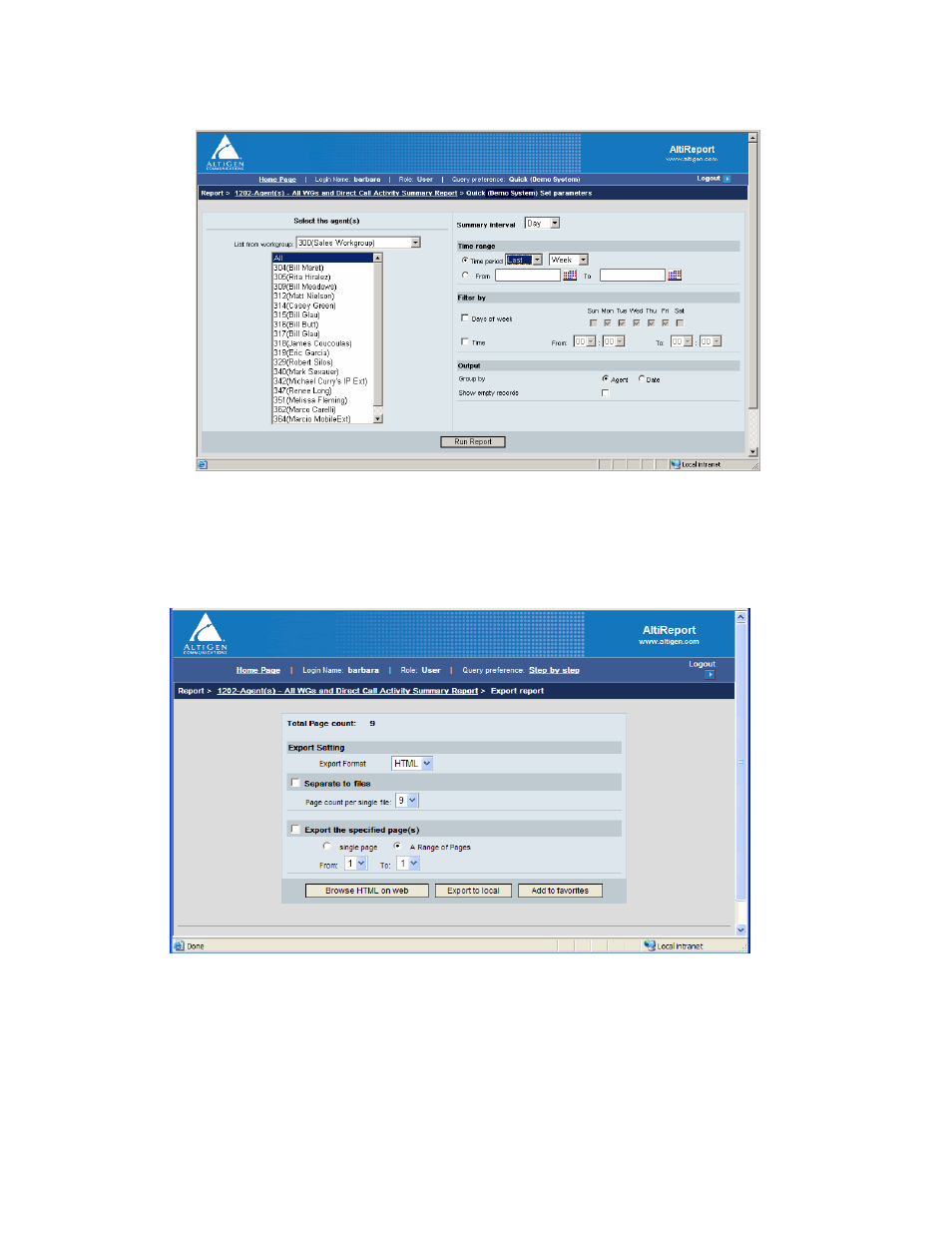 AltiGen MAXCS 7.0 Update 1 AltiReport User Manual | Page 24 / 110