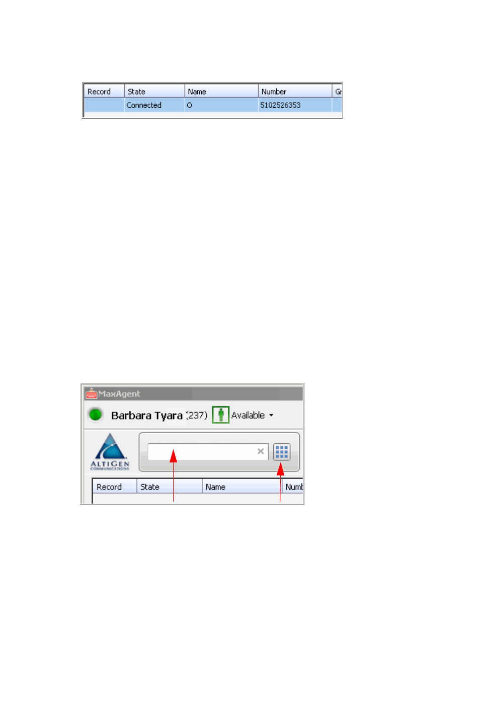 Dialing out | AltiGen MAXCS 7.0 Update 1 MaxAgent User Manual | Page 32 / 93