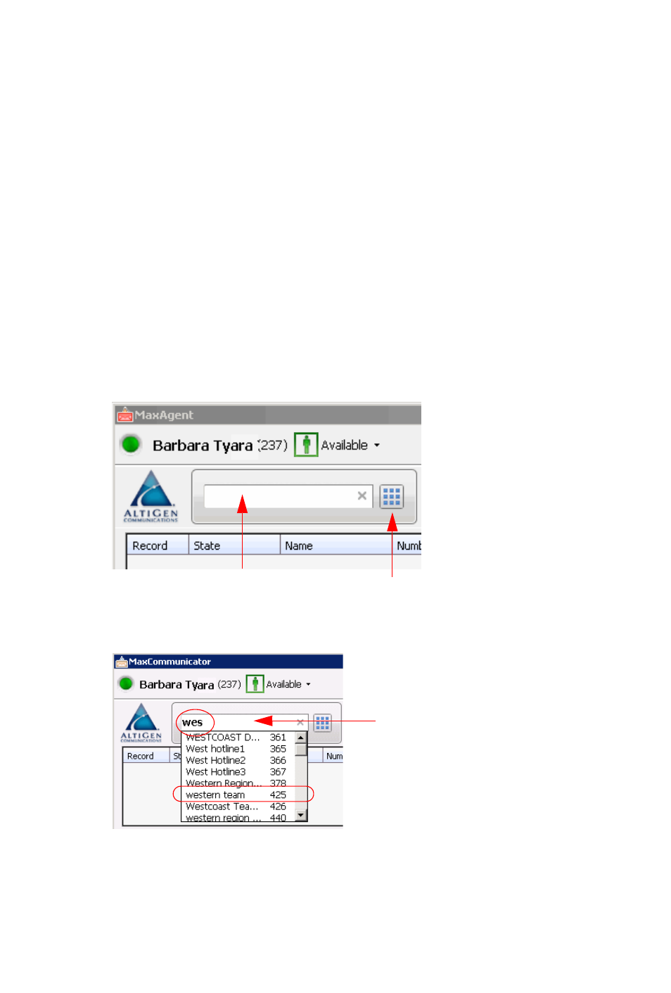 Dialing out | AltiGen MAXCS 7.0 Update 1 MaxCommunicator User Manual | Page 30 / 87