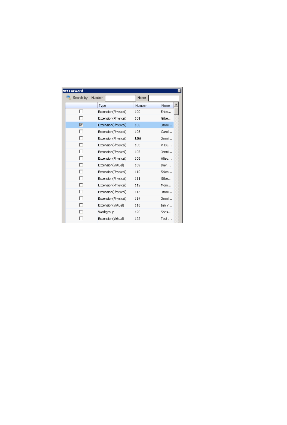Forwarding voice mail | AltiGen MAXCS 7.0 Update 1 MaxCommunicator User Manual | Page 52 / 87