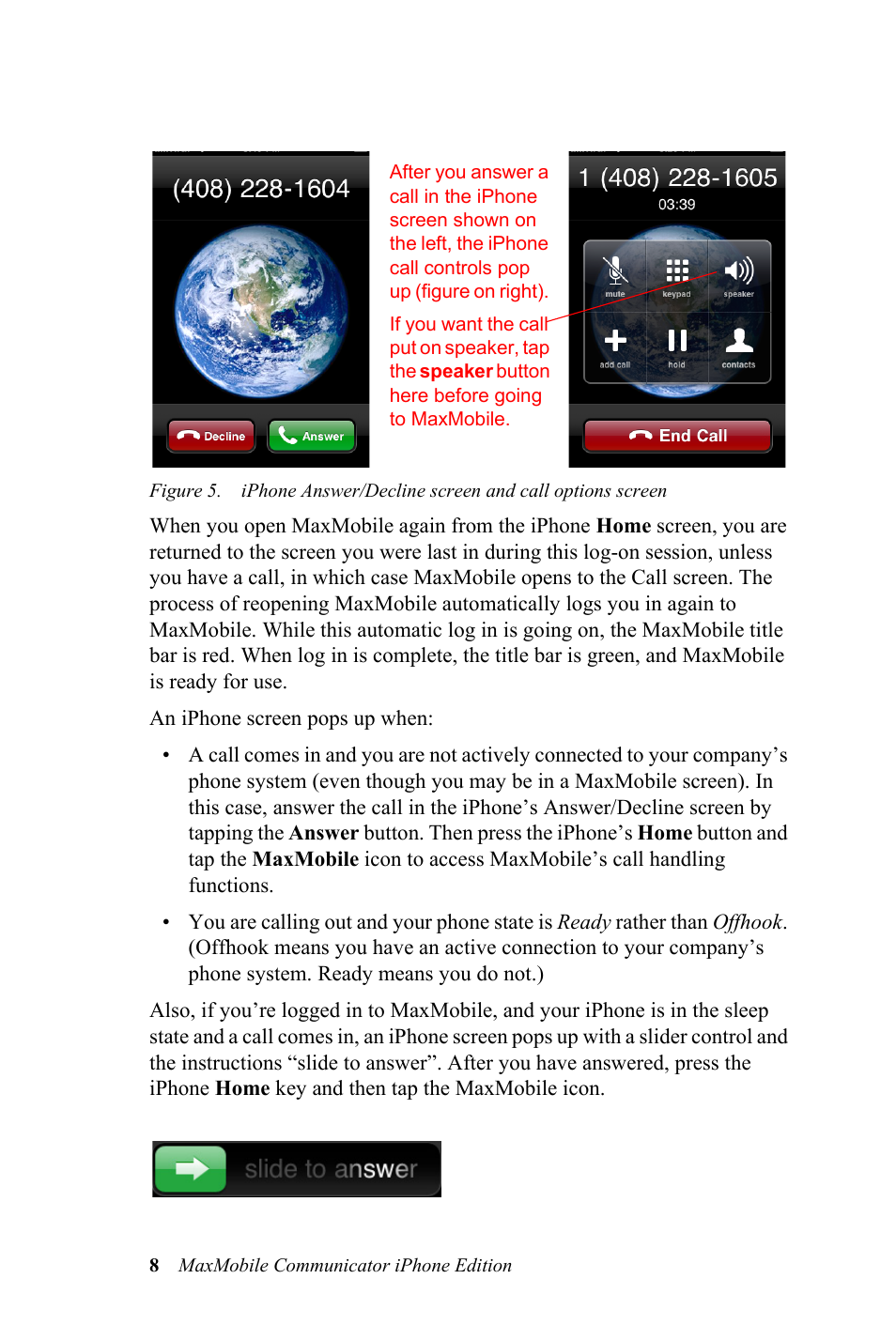 AltiGen MAXCS 7.0 Update 1 MaxMobile User Guide for iPhone User Manual | Page 12 / 32