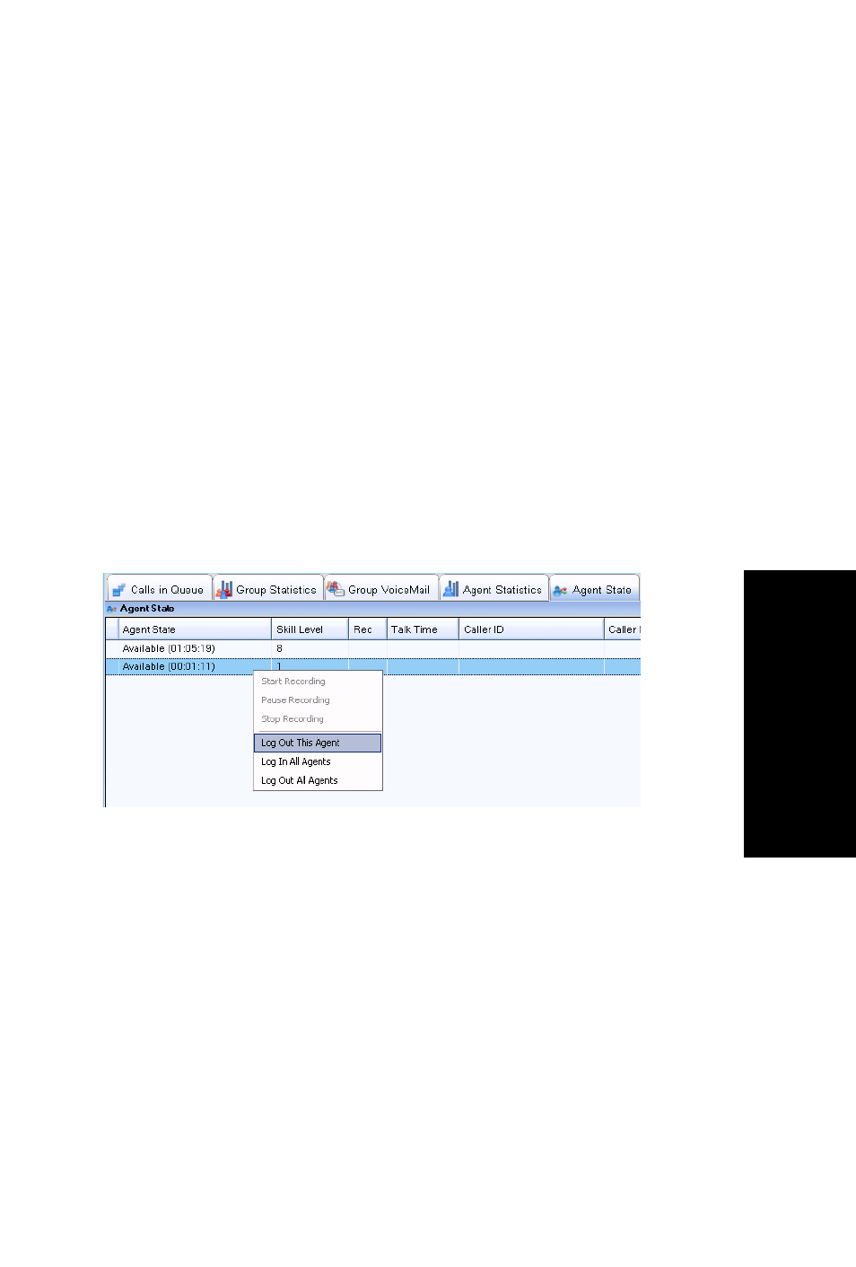 Forced agent login/logout | AltiGen MAXCS 7.0 Update 1 MaxSupervisor User Manual | Page 35 / 42