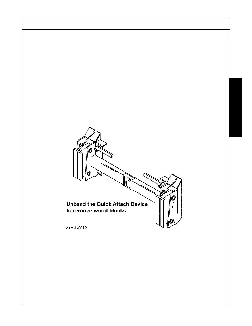 Assembling quick attach device, Assembling quick attach device -7, Assembly | Assembl y | Bush Hog 2387 User Manual | Page 43 / 104