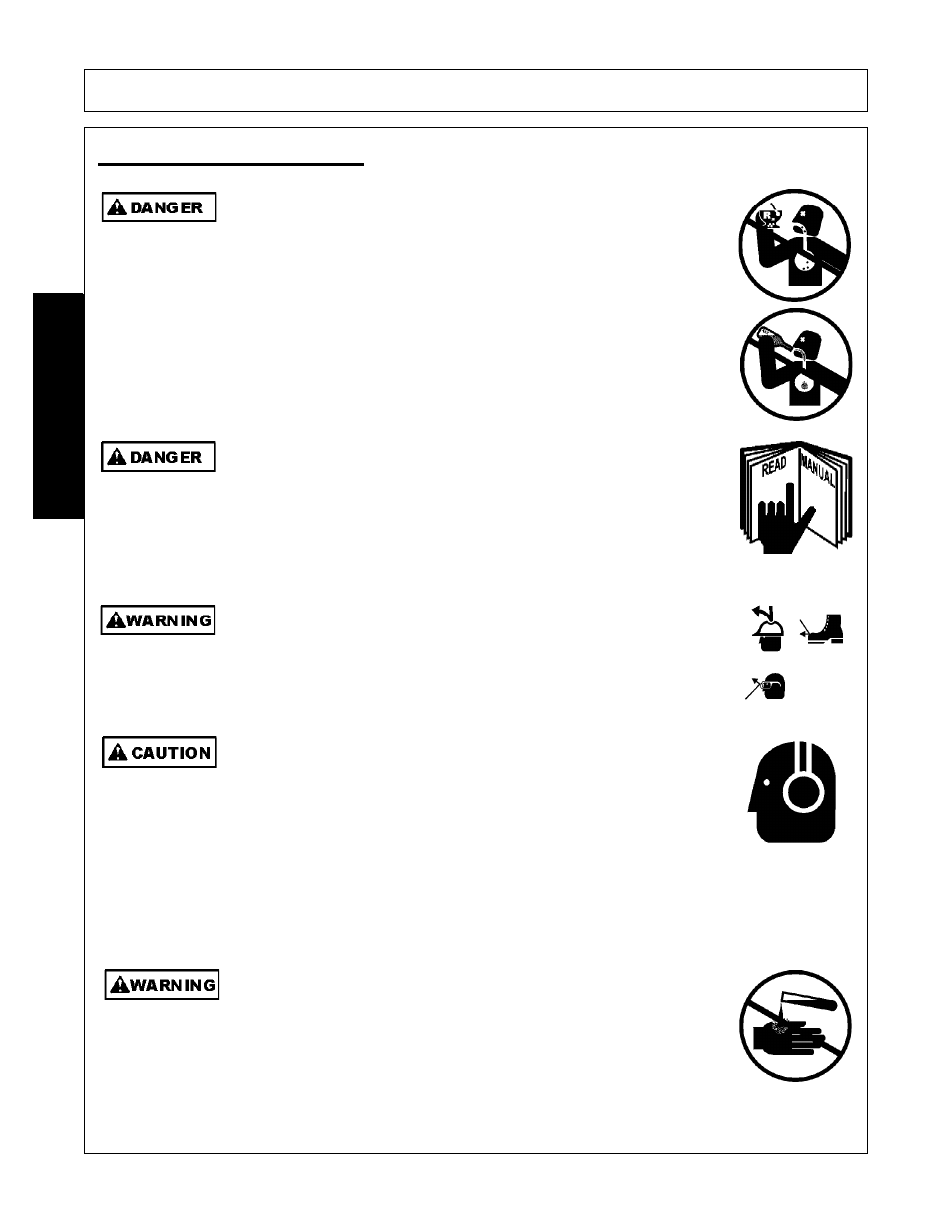 Operator requirements, Operator requirements -4, Operation | Opera t ion | Bush Hog 2387 User Manual | Page 50 / 104