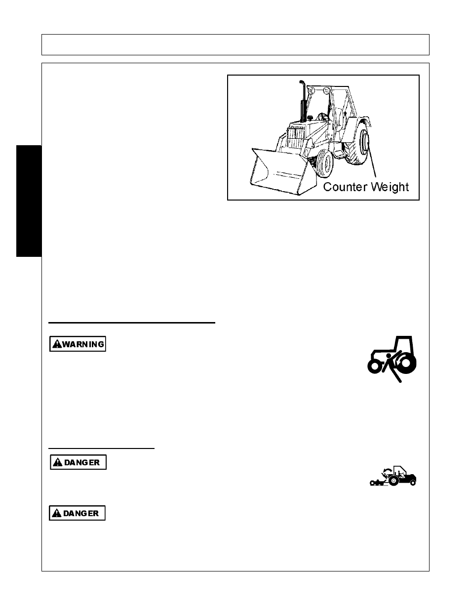 Getting on and off the tractor, 1 boarding the tractor, Operation | Opera t ion | Bush Hog 2387 User Manual | Page 54 / 104