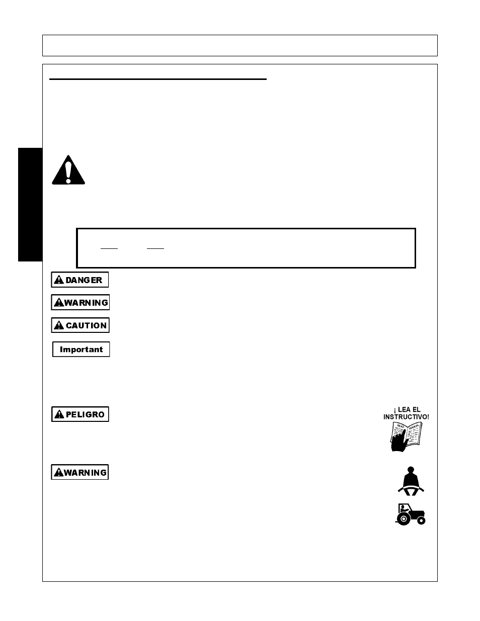 General safety instructions and practices, General safety instructions and practices -2, Safety | Bush Hog 2387 User Manual | Page 6 / 104