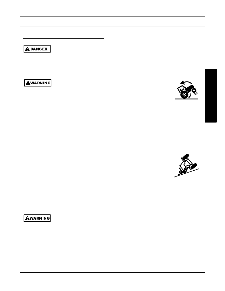 Driving the tractor and loader, Driving the tractor and loader -17, Operation | Opera t ion | Bush Hog 2387 User Manual | Page 63 / 104