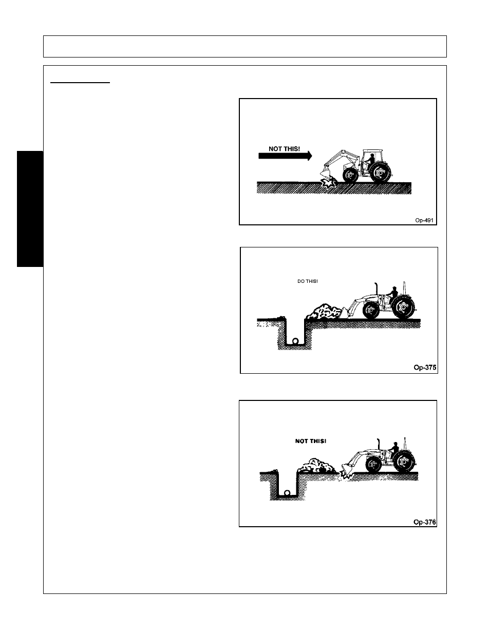 Backfilling, Operation, Opera t ion | Bush Hog 2387 User Manual | Page 80 / 104