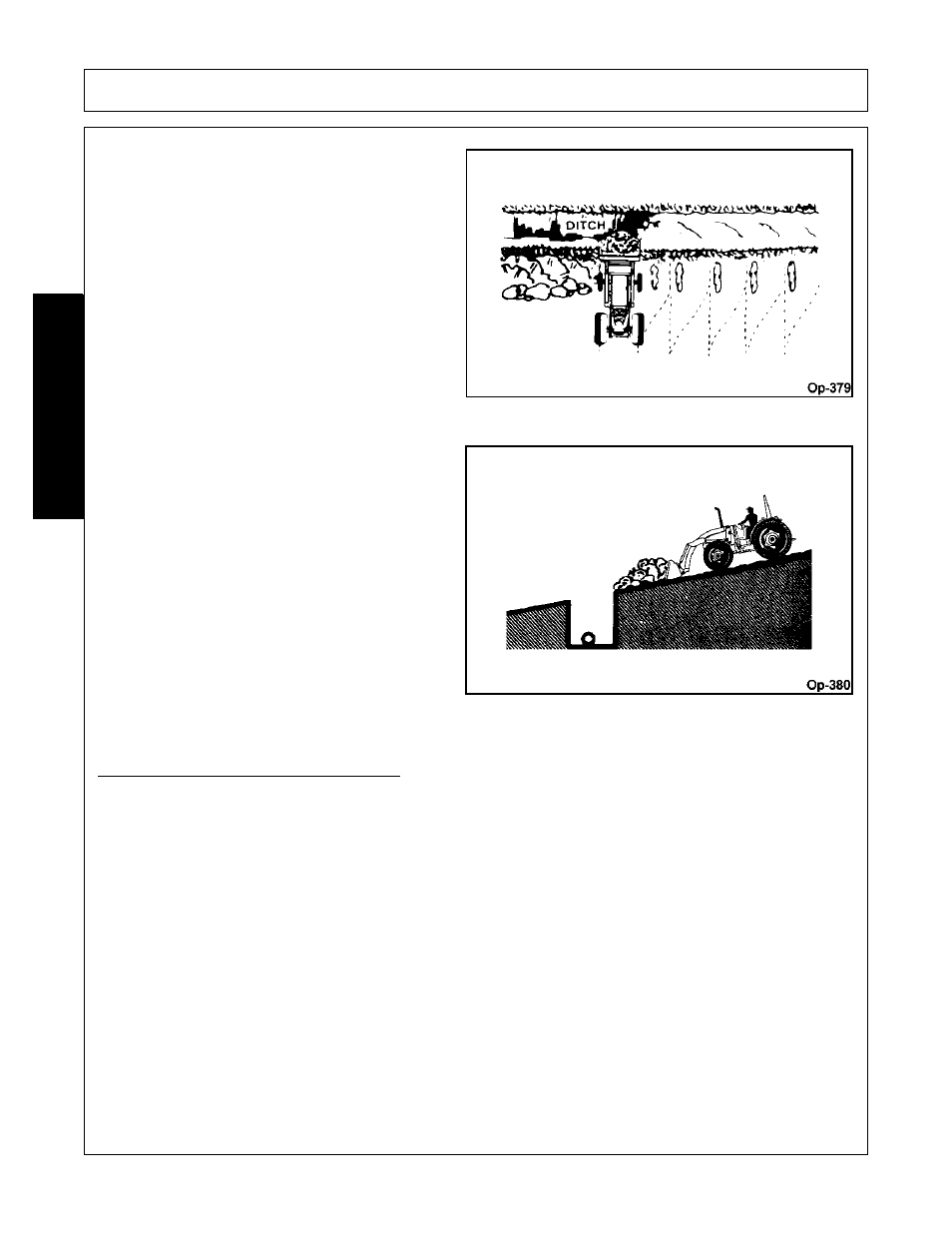 Handling large heavy objects, Operation, Opera t ion | Bush Hog 2387 User Manual | Page 82 / 104