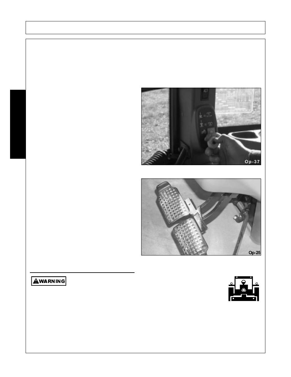 1 transporting on public roadways, Transporting on public roadways -40, Operation | Opera t ion | Bush Hog 2387 User Manual | Page 86 / 104