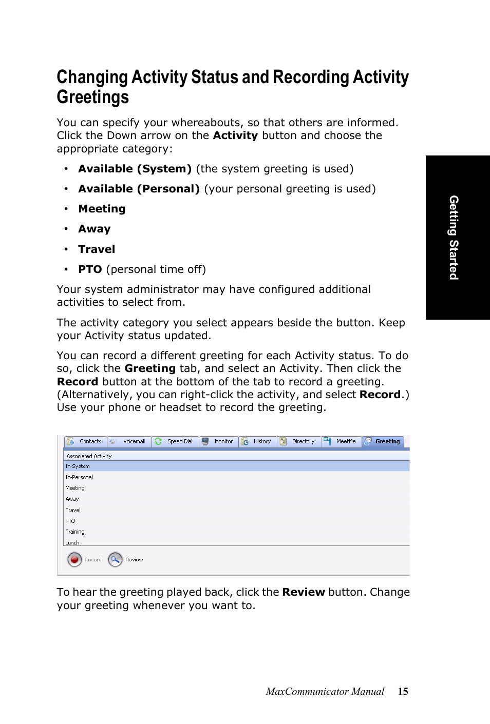 AltiGen MAXCS 7.0 MaxCommunicator User Manual | Page 21 / 87