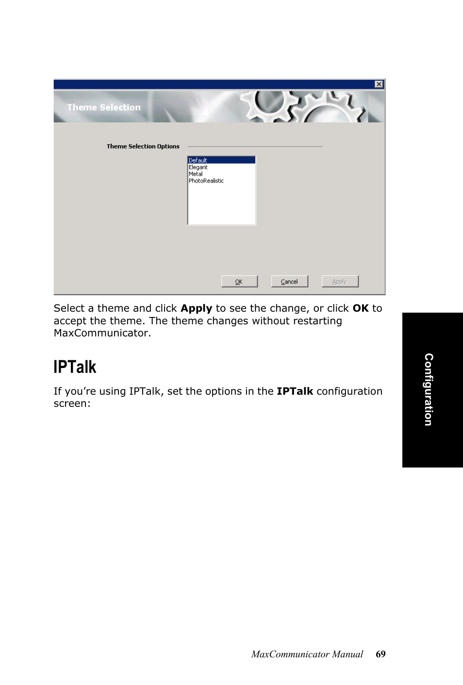 Iptalk | AltiGen MAXCS 7.0 MaxCommunicator User Manual | Page 75 / 87