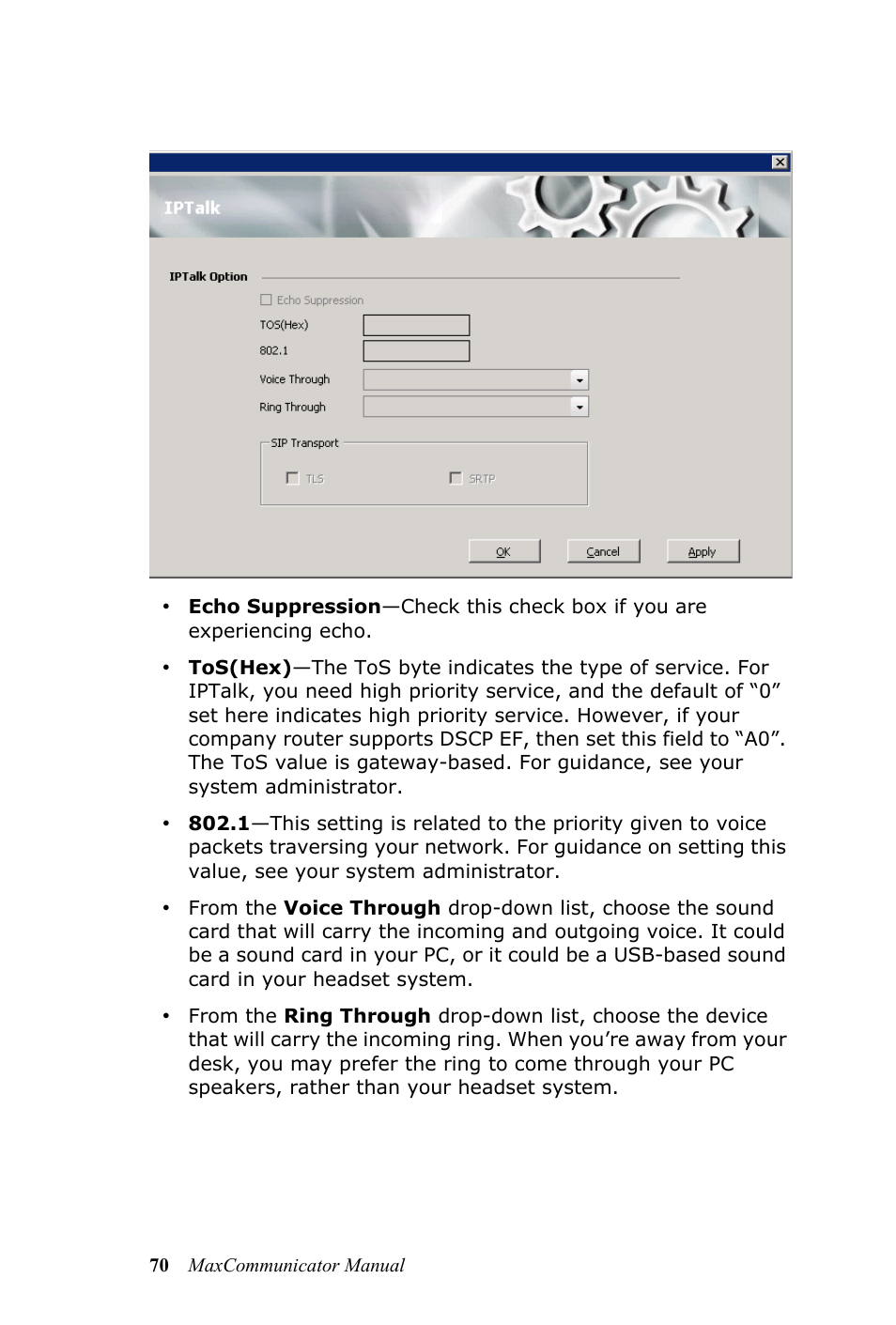 AltiGen MAXCS 7.0 MaxCommunicator User Manual | Page 76 / 87