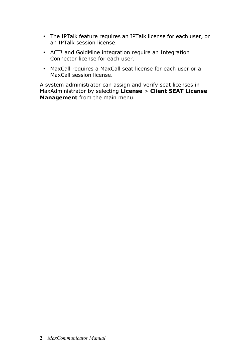 AltiGen MAXCS 7.0 MaxCommunicator User Manual | Page 8 / 87
