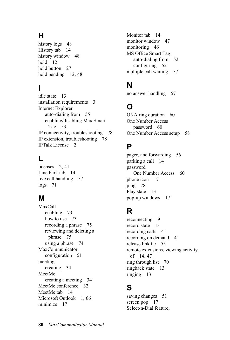 AltiGen MAXCS 7.0 MaxCommunicator User Manual | Page 86 / 87