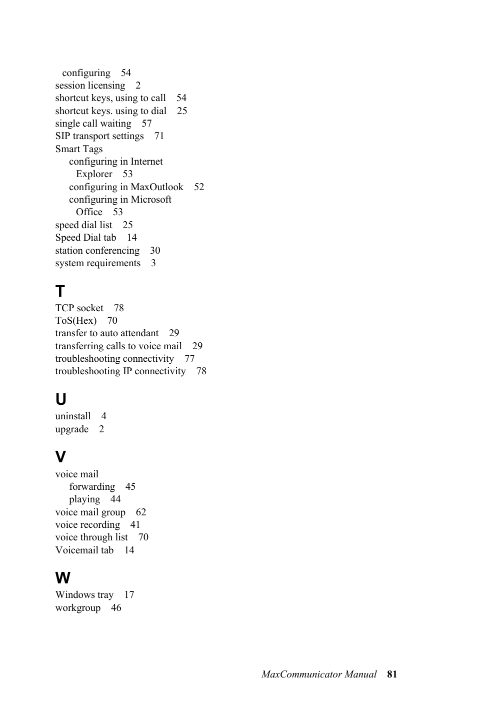 AltiGen MAXCS 7.0 MaxCommunicator User Manual | Page 87 / 87