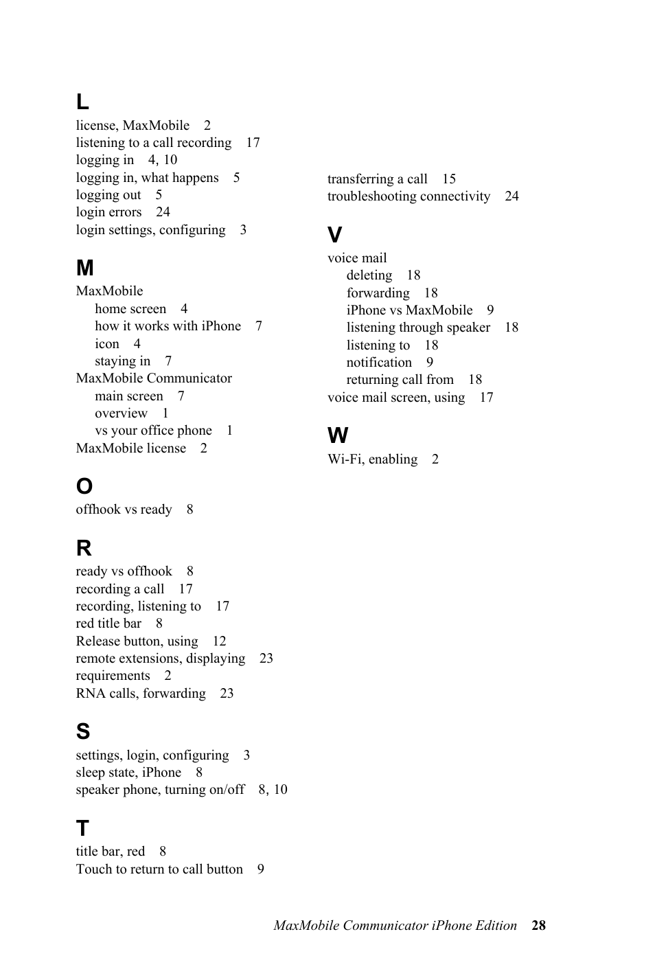 AltiGen MAXCS 7.0 MaxMobile User Guide for iPhone User Manual | Page 32 / 32