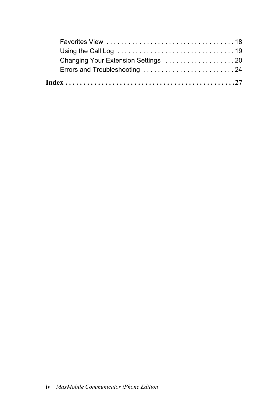 AltiGen MAXCS 7.0 MaxMobile User Guide for iPhone User Manual | Page 4 / 32