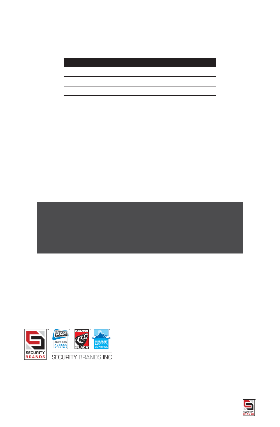 Parts checklist | American Access Systems Advantage DK - Regular - ADV-1000i User Manual | Page 4 / 20
