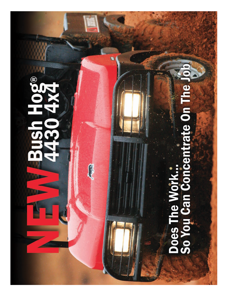 Bush Hog Off Road Utility Vehicle 4430 User Manual | 2 pages
