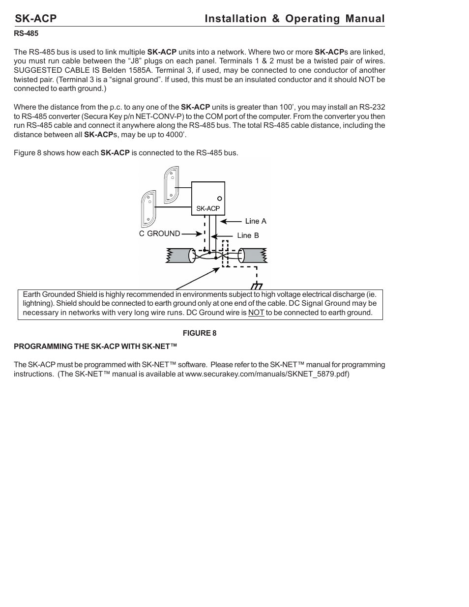 Sk-acp installation & operating manual | American Access Systems ProAccess 200sa User Manual | Page 14 / 36