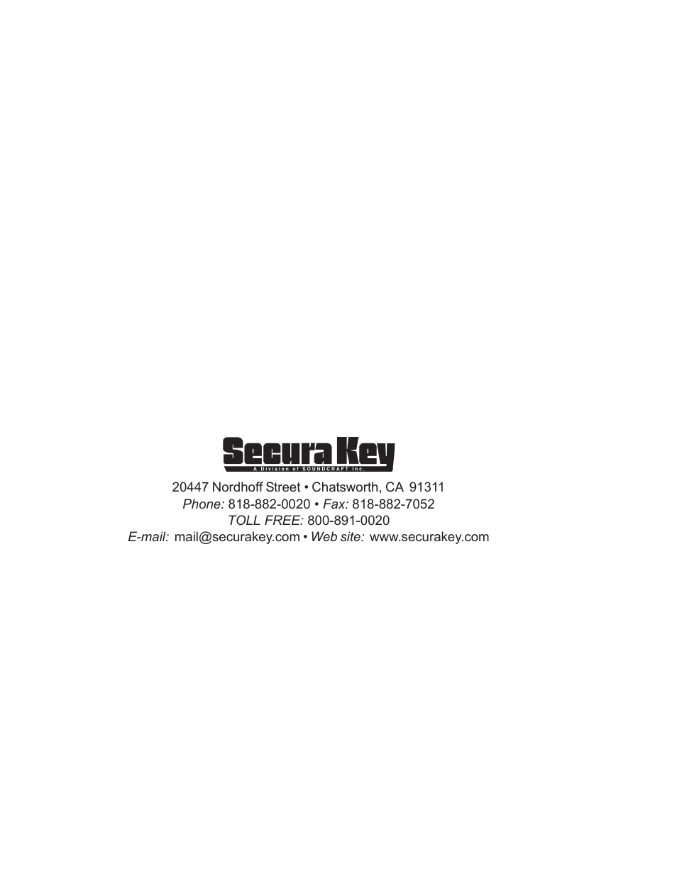 American Access Systems ProAccess 200sa User Manual | Page 36 / 36