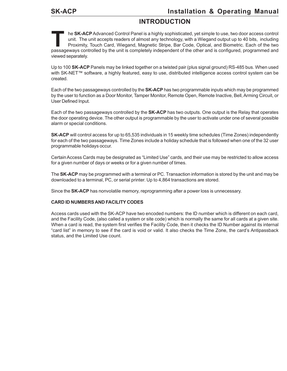 American Access Systems ProAccess 200sa User Manual | Page 5 / 36