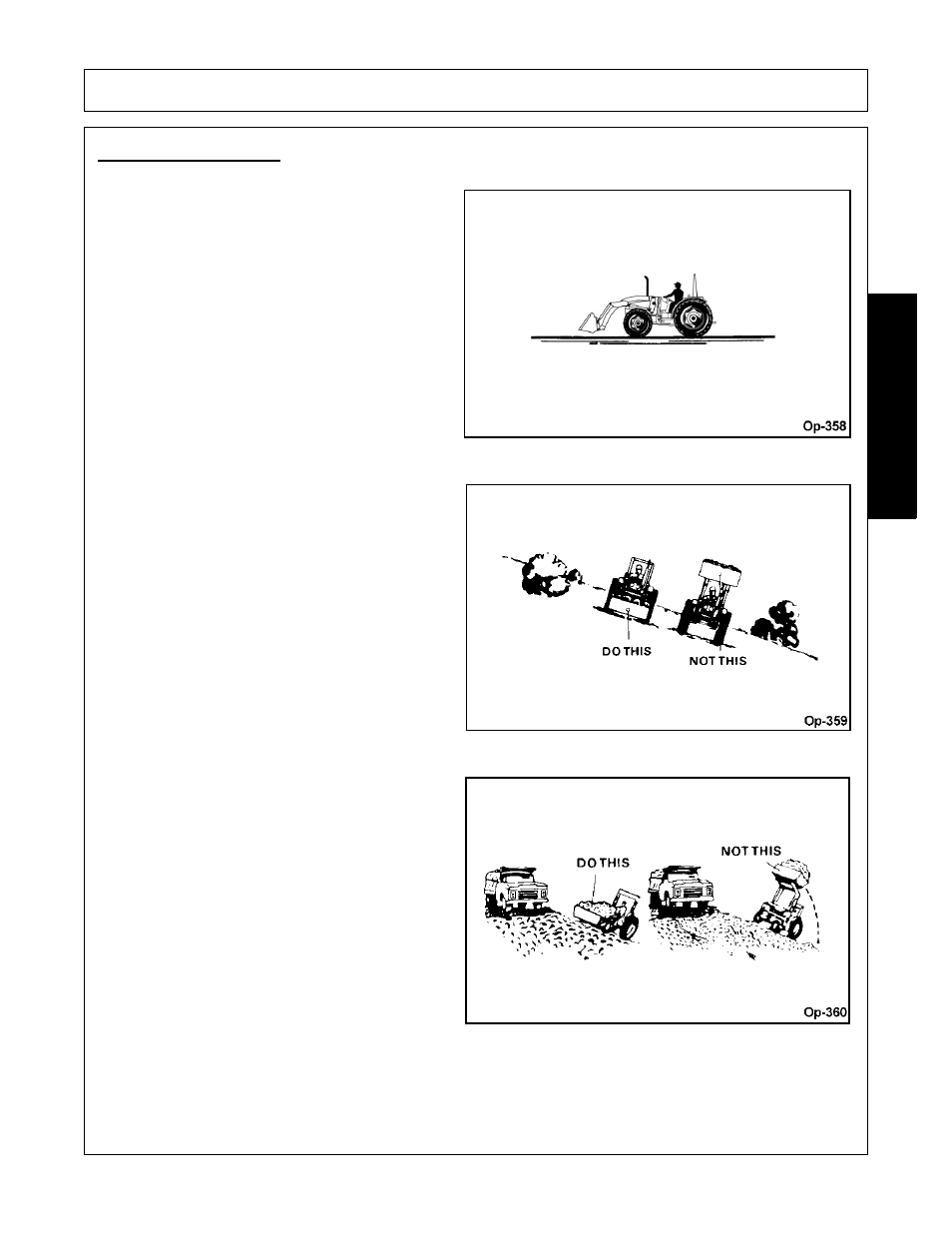 Carrying the load, Operation, Opera t ion | Bush Hog 3327 User Manual | Page 71 / 100