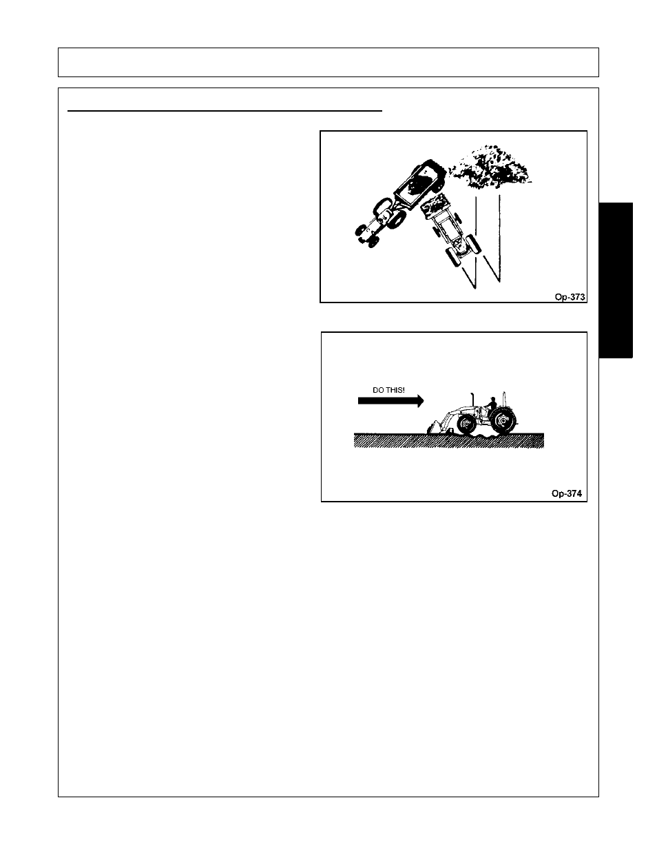 Loading low trucks or spreaders from a pile, Operation, Opera t ion | Bush Hog 3327 User Manual | Page 77 / 100