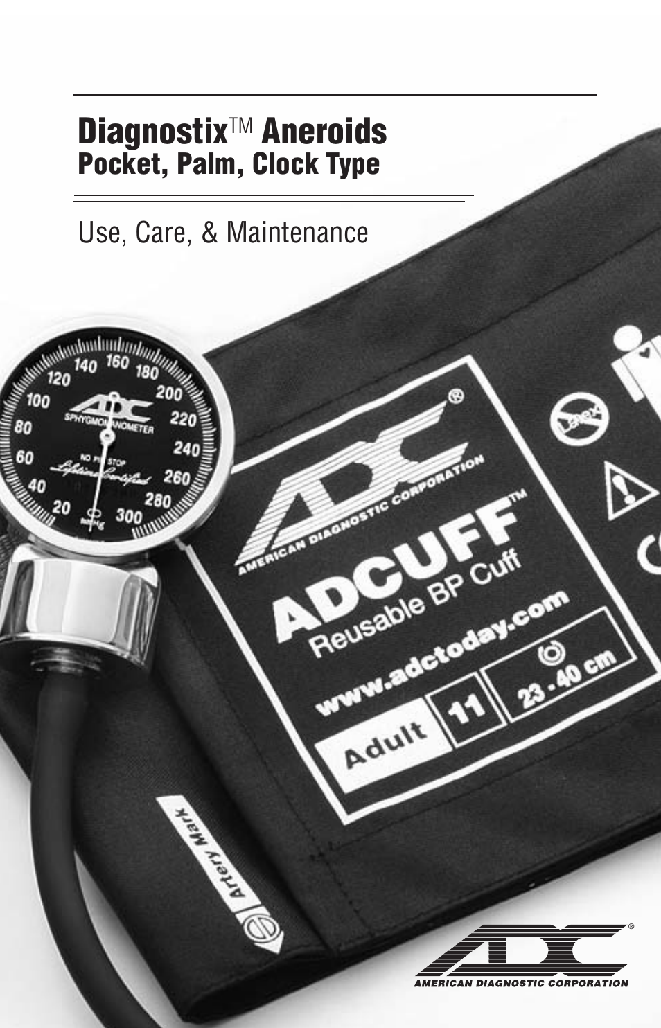 American Diagnostic Corporation (ADC) Diagnostix 75XX User Manual | 10 pages