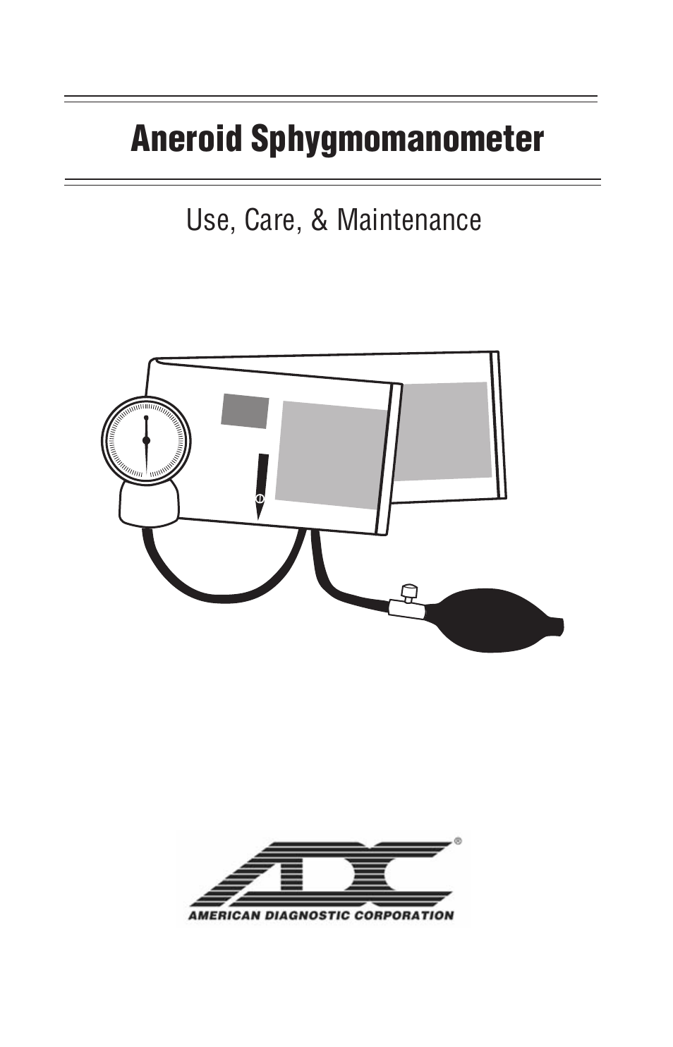 American Diagnostic Corporation (ADC) Prosphyg 790 User Manual | 7 pages