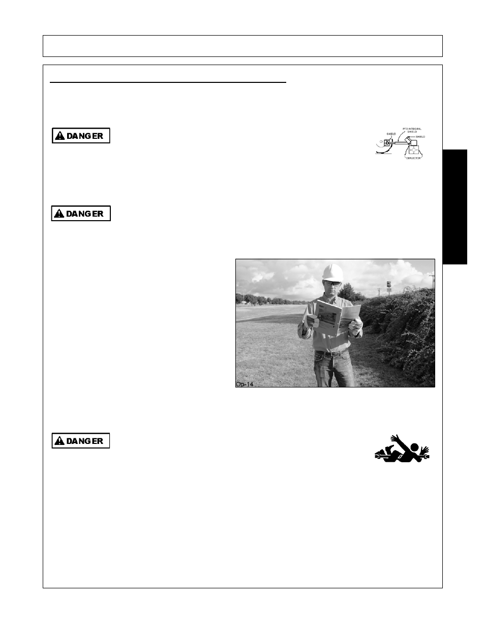 Boom unit pre-operation inspection and service -13, Operation, Opera t ion | Bush Hog PT5 User Manual | Page 45 / 80
